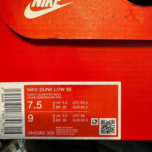 Nike dunk low se dusty olive - Picture 4 of 5